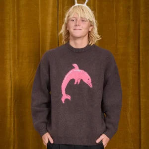 Ozzy Dolphin Pullover - Raisin