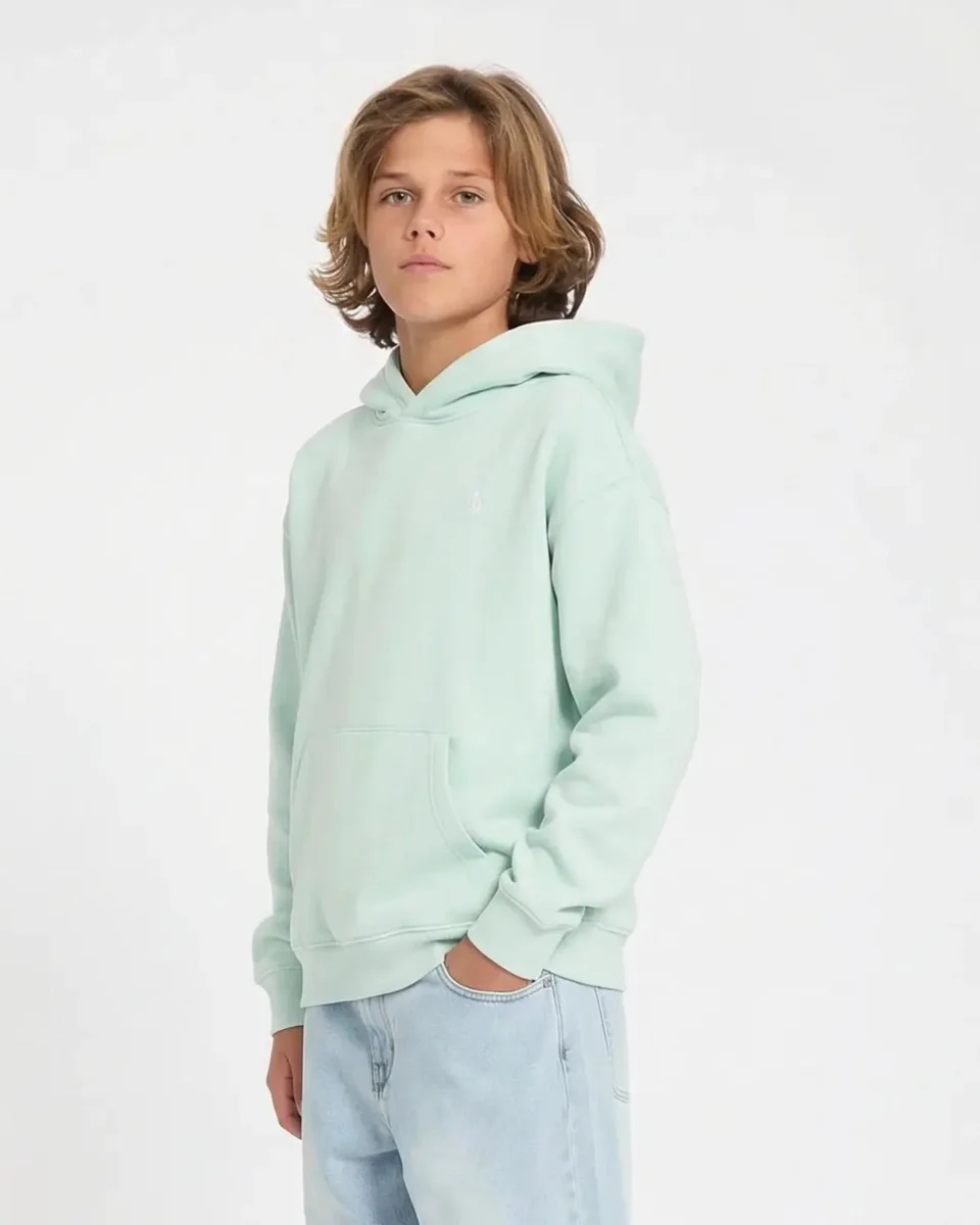 Single Stone Hoodie - Pale Aqua - (KINDER) – Bild 2