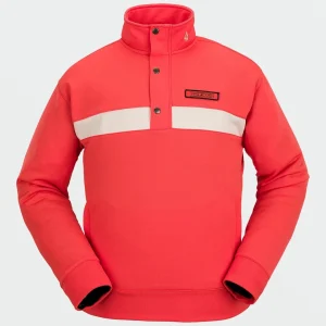 She Fleece Sweatshirt - Orange Shock