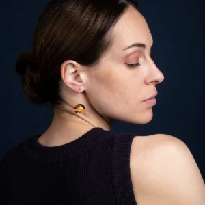 Alba Ohrring 'two petals' | Fairmined Gold