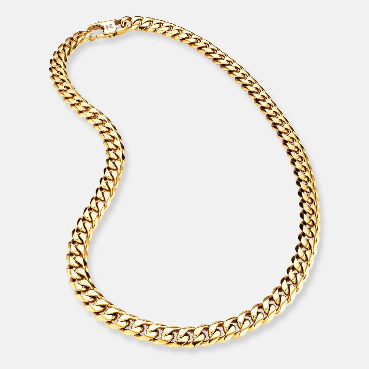 K12 - GOLD CUBAN CHAIN - 8MM – Bild 3