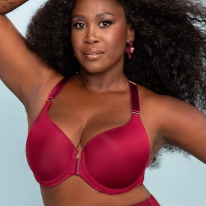 Vorderverschluss-BH Pure Luxe Bordeaux