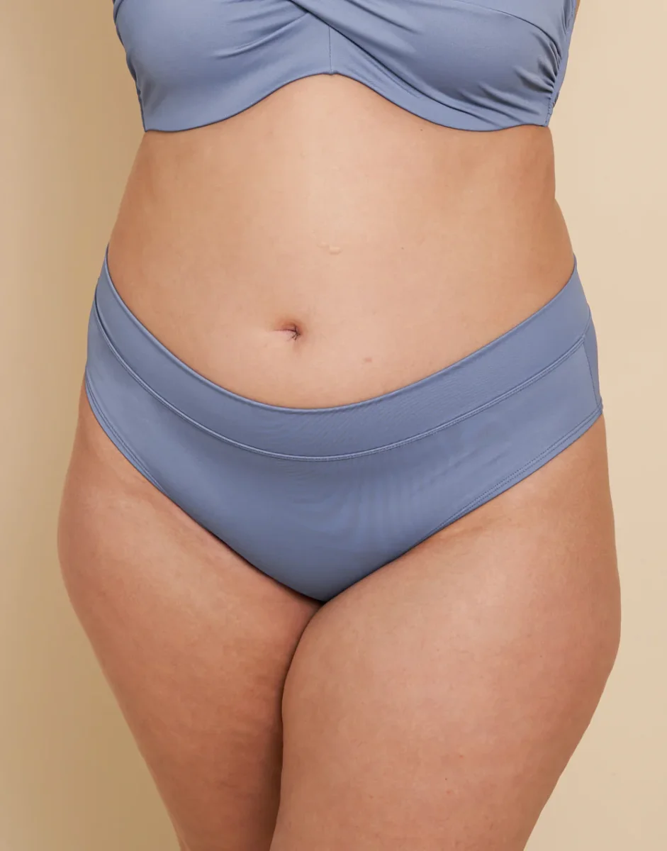 Bikini-High-Panty Monaco Bluegrey – Bild 2
