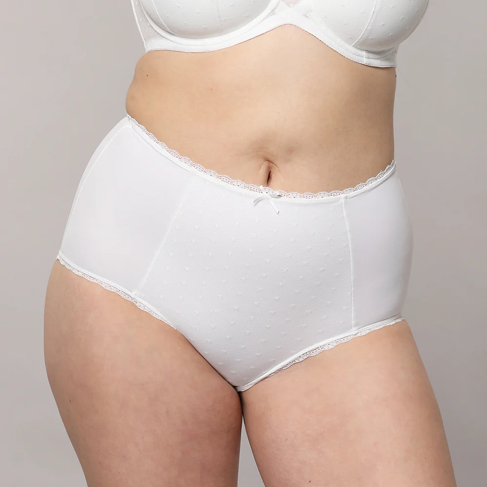 High-Waist-Panty Diamond Ivory – Bild 8