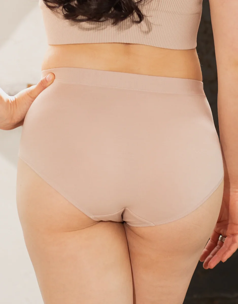 High-Panty Cozy Basic Sand – Bild 3