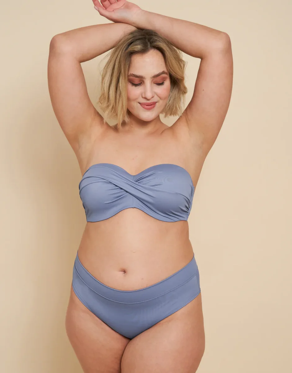 Bikini-High-Panty Monaco Bluegrey – Bild 5