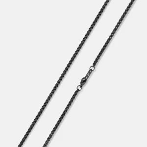 K12 - BLACK WHEAT CHAIN - 3MM